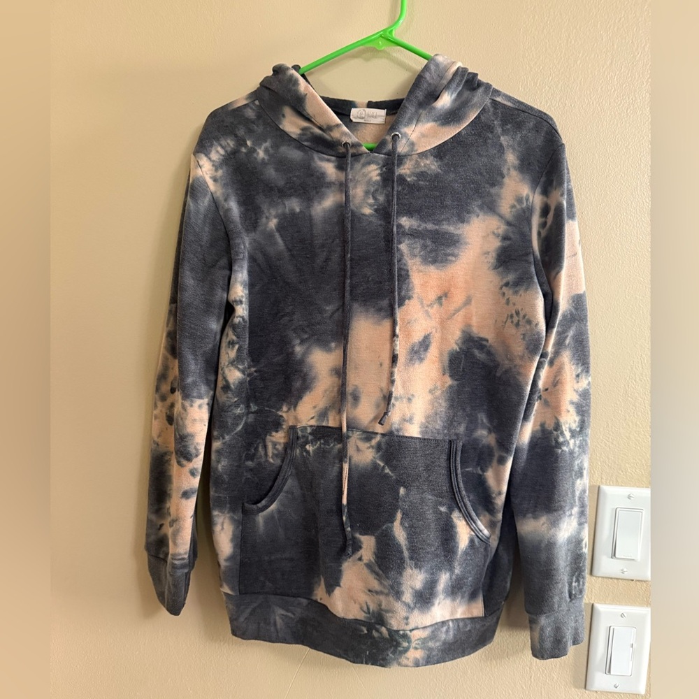 Tie-Dye Hooded Sweater